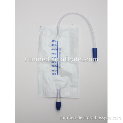 Disposable urine leg bag